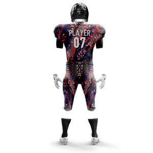 Maillot de football américain personnalisé – T-shirt de sport respirant imprimé par sublimation pour l'entraînement et la compétition - Product Image 3