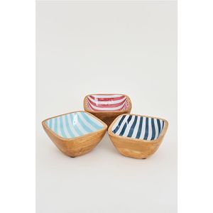 Tazón de Madera Esmaltada al por Mayor, Tazón Pequeño de Madera de Acacia de Grado Alimenticio para Ensaladas, Tazón Personalizado para Utensilios de Cocina y Vajilla - Product Image 6