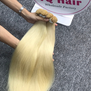 Extensions de cheveux humains vierges Non-Remy vietnamiennes blondes droites à double pointe plate de haute qualité avec double trame en machine pour femmes - Product Image 1