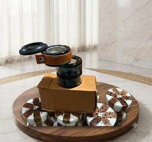 Acrylic Bakhoor Incense Burner Set Sandalwood Eco Friendly 100% Natural Aromatherapy Diffuser Ramadan <b>Eid</b> <b>Gift</b> - Product Image 1