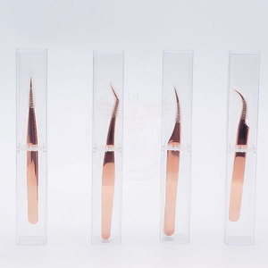 Pinzas para Pestañas de Acero Inoxidable de Alta Calidad y Duraderas con Logotipo Personalizado para Salón y Uso Diario, Cuidado de Belleza - Product Image 3