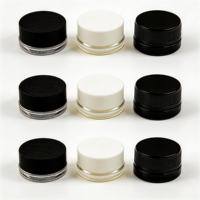 Botol Konsentrat Kaca Persegi/Bulat Mini Anti Anak 3ml 5ml 7ml 9ml Hitam/Putih UV Custom Print
