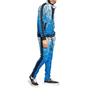 Men's Solid Full <b>Zip</b> <b>Hooded</b> Sweatshirt Pants Set Streetwear Regular Fit Breathable Quick Dry Fleece Autumn Wear - Product Image 3