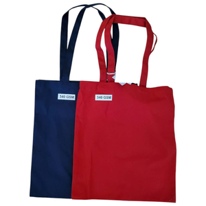 Natural Calico Cotton Tote <b>Bag</b> | Reusable Eco Friendly Shopping Carry <b>Bag</b> for Grocery Market Retail Custom Logo Print Daily Use - Product Image 1