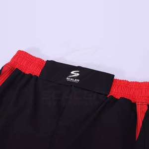 <b>Professional</b> Training Sports Boxing Shorts 100% Polyester Lightweight Comfortable Breathable Fabric Seamless Fusing for Gym - Product Image 3