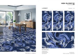 Azulejos de porcelana de calidad de exportación, súper brillantes, en tamaños de 60x120cm, 600x1200mm, 24x48, para proyectos de interior de alta gama. - Product Image 2