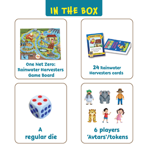 Jeu de société éducatif et amusant pour enfants de 6 ans et plus sur la récupération des eaux de pluie zéro émission de Biplob - Product Image 3