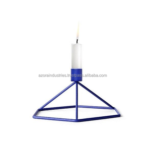 Fiestas DE BODA Portavelas decorativo para el hogar Venta al por mayor Portavelas de piso Candelabro de metal de la mejor calidad - Product Image 2