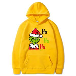Sudadera con Capucha Blanca de Algodón con Estampado de Dibujos Animados, Unisex, Informal, de Invierno, con Logotipo Frontal y Bolsillo - Product Image 2