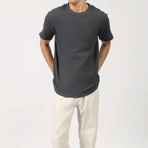 T-shirt pour homme en coton doux et à manches courtes, surdimensionné, 100% coton - Product Image 3
