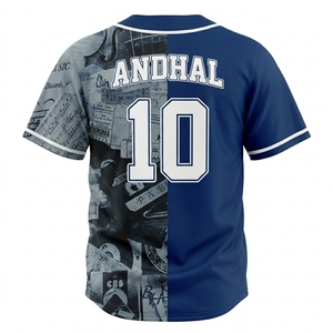 baseball jersey hot weather games custom team breathable lightweight baseball jersey sublimated logos names durable sportswear - Product Image 2