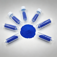 Peptida Tembaga Biru 99% GHK-Cu Kemurnian Tinggi Bahan Baku Kosmetik Bubuk Larut Air C14H21CuN6O6 Kemasan 1g Jaminan Kualitas WV