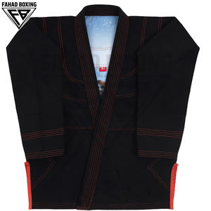 Trajes de Artes Marciales Ligeros, Transpirables y Duraderos con Costuras Reforzadas, Unisex, de Poliéster y Algodón, Kimono de BJJ con Frente Personalizable, Precio al por Mayor - Product Image 4