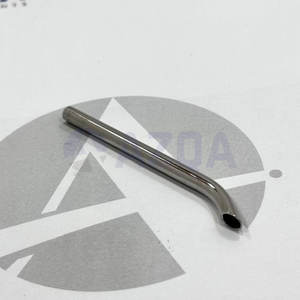 Tubo receptor curvo de acero inoxidable profesional de 45 grados para perforaciones corporales, de 3 mm a 10 mm, 77 mm de longitud, herramienta de calidad profesional. - Product Image 3