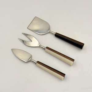 Juego de Cuchillos para Queso de Metal Plateado de la Mejor Calidad con Mango de Resina, Juego de Espátulas para Queso para Cocina y Mesa de Comedor - Product Image 3