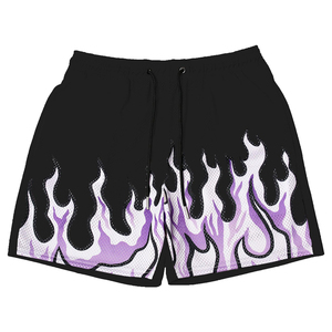 Shorts en maille imprimés par sublimation pour homme, taille élastique, fabriqués au Pakistan, collection été - Product Image 1