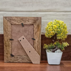 Natural Solid <b>Wood</b> Photo Frame Eco Friendly Handmade Tabletop <b>Wood</b> Photo Frame Vintage Style Home Office Decoration - Product Image 5