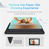 Tablette graphique XP-PEN Artist13.3 Pro V2 avec écran, stylet X3Pro, tablette graphique avec support, cadran rouge, 8 touches de raccourci