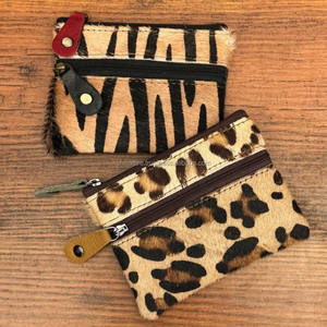 2025กระเป๋าสตางค์ใส่เหรียญของผู้หญิงกระเป๋าใส่เหรียญหนังแท้พิมพ์ลายสัตว์มีซิปขนาดเล็กกระเป๋าใส่เหรียญกระเป๋าถือแบบข้อมือ - Product Image 4