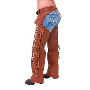 กางเกงขี่ม้าหนังแท้ ทนทาน ป้องกันขาสำหรับนักขี่ม้า - Product Image 4