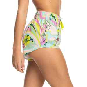 Shorts de plage pour femmes, taille haute, avec bande élastique, imprimé numérique, respirant, léger, esthétique, été - Product Image 4