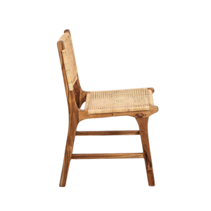 Rattan Woven Restaurant <b>Chairs</b> Modern Style Garden <b>Chairs</b> Armless Rattan <b>Dining</b> <b>Chairs</b> For Home Outdoor Indoor Furniture - Product Image 1