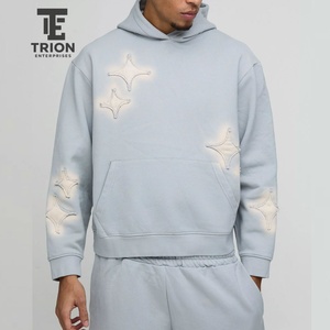 เสื้อฮู้ดดี้ผู้ชายขายดี รุ่นทำสีซีดแบบพิเศษ ผ้าฝ้าย/โพลีเอสเตอร์ เฟรนช์เทอร์รี่ คอฮู้ด สีพื้นเรียบ - Product Image 3