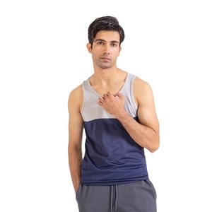 <b>Mens</b> Colorblock Tank Top Dri Fit Moisture Wicking Polyester Sleeveless Comfortable <b>Mens</b> Tank Top Best for Hot Conditions Use - Product Image 3
