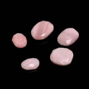 Ópalo Rosa Natural Facetado, Corte Rosa Ovalado, Parte Posterior Plana, 9mm 13mm, Gema Suelta, Precio al por Mayor, a Granel, para Fabricación de Joyas, Anillos y Colgantes - Product Image 3