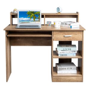 Scrivania per Computer Moderna in Truciolato P2 15mm Marrone - Product Image 3