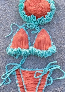 Ensemble de bikini au crochet fait main - Sur mesure et tailles ajustables - Tenue de plage estivale - Tenue de festival - Maillot de bain - Product Image 2