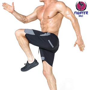 กางเกงขาสั้นออกกำลังกายสำหรับผู้ชาย กางเกงกีฬา วิ่ง ฟิตเนส จ็อกกิ้ง แห้งเร็ว น้ำหนักเบา ขนาดสั่งทำได้ - Product Image 3