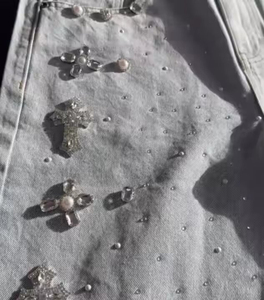 Shorts décontractés en denim de coton pour hommes, coupe droite, taille mi-haute, boutonnés, avec poches latérales, pour l'été, la plage, le quotidien, confortables, style streetwear - Product Image 3