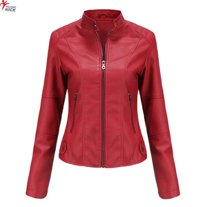 Veste en cuir pour femme de qualité supérieure, fabriquée au Pakistan, marque Mjsi Trading pour vêtements féminins - Product Image 1