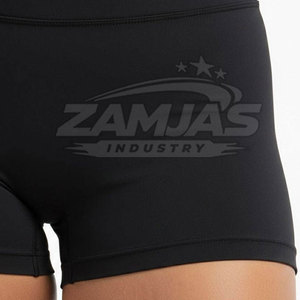 Custom Print Logo Spandex Polyester Made Women Yoga Single <b>Shorts</b> For Adult Size Pakistan Manufacture <b>Shorts</b> - Product Image 5
