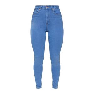 Ropa de Bangladesh, pantalones vaqueros ajustados lavados azules personalizados, Pantalones de mujer, monos vaqueros elásticos de lujo, pantalones vaqueros rectos de cintura alta para mujer - Product Image 1