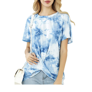 T-shirt imprimé décontracté pour femmes, en coton respirant, à manches courtes, léger et confortable, pour l'été - Product Image 3