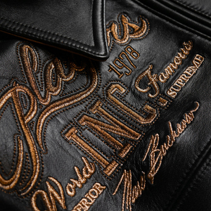 OEM Fashion Design Varsity Men's Winter <b>Jacket</b> New Arrival Heavy Embroidery <b>Rhinestone</b> Waterproof Windproof Vintage Decoration - Product Image 5