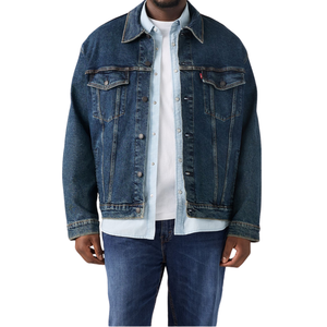 Chaqueta Vaquera Casual de Invierno para Hombre, Talla Grande, 100% Algodón, Transpirable, Personalizable, Muestra Gratuita, Venta al por Mayor, Mejor Calidad - Product Image 1