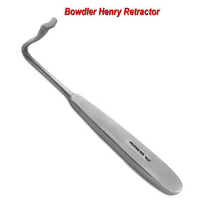 Retractor dental Bowdler Henry Rake de 17 cm para dientes deliciosos inferiores, instrumento quirúrgico - Product Image 2
