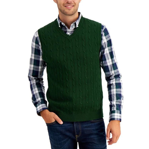 Chaleco de Suéter Informal de Alta Calidad, Cálido y Transpirable para Otoño e Invierno, el Más Vendido, Sin Mangas para Hombre - Product Image 4