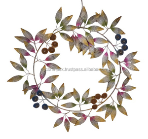 Feuilles belle guirlande cadres modernes décor à la maison guirlande de noël ornée de feuilles guirlande de noël pour la décoration intérieure - Product Image 4