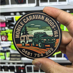 Patch de club de tir personnalisé en PVC, caoutchouc et silicone, patch en caoutchouc 3D avec support auto-agrippant - Product Image 6