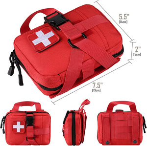 Organisateur de médicaments imperméable personnalisé avec trousse de premiers soins en cuir de qualité supérieure, pour situations d'urgence, de survie et de voyage, en vente à bas prix - Product Image 3