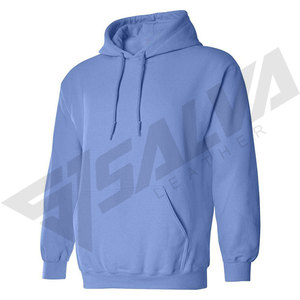 Sudadera de Cuello Redondo para Hombre, Color Naranja, Corte Regular, 100% Algodón Ecológico, Prenda de Invierno, Diseño con Bolsillo, Color Sólido, Tejido de Punto - Product Image 4
