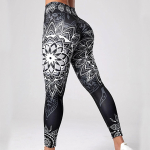 Leggings de Yoga Transpirables para Mujer, Cintura Alta, Leggings Deportivos Sublimados Personalizados de Alta Calidad - Product Image 2