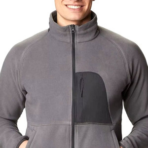 Winter <b>Thick</b> Polyester Lining Denim <b>Jacket</b> Outdoor Streetwear Oversized Men's Plus Size Zipper Waterproof Front Custom Logo - Product Image 5