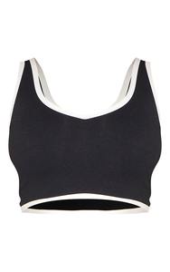 Soutien-gorge de sport et de yoga pour femme, personnalisé, antichoc, à maintien élevé, bicolore, double couche, non réglable, pour la gym, vente en gros - Product Image 4