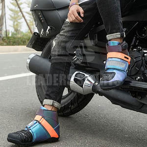 Chaussures de moto en cuir imperméables de haute qualité, confortables et sur mesure, avec logo personnalisé - Meilleures ventes - Product Image 4