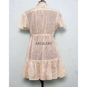 Most Selling Short <b>Dress</b> with Custom Size Available from Indian Supplier Floral <b>Dress</b> at Bulk Quantity Price Supply - Product Image 6